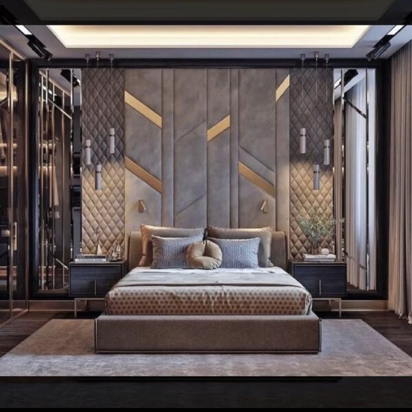 PF 2  Premium Wooden Bed, Modern Design, Durable & Comfortable