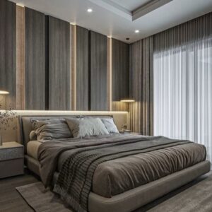 PF 7  Premium Wooden Bed, Modern Design, Durable & Comfortable