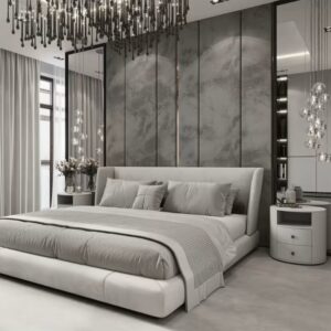 PF 8  Premium Wooden Bed, Modern Design, Durable & Comfortable
