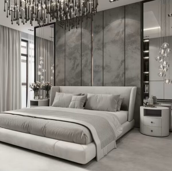 PF 8  Premium Wooden Bed, Modern Design, Durable & Comfortable